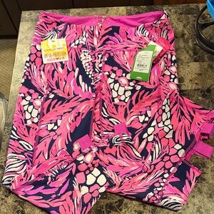 Lilly Pulitzer Pink and Blue Leggings